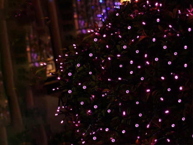 300 Led 32M Fariy Solar String Lights for Home Garden Outdoor Decoration Pink Carousel 8