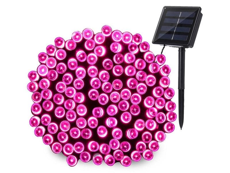 300 Led 32M Fariy Solar String Lights for Home Garden Outdoor Decoration Pink Carousel 1