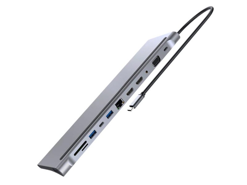 Dual HDMI 12 in 1 USB Type-C Laptop Dock Stand Carousel 2