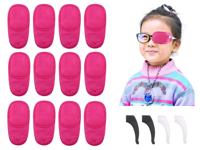 12 PCS Amblyopia Lazy Eye Patches for Glasses Children Kids Weak Eye Patch Carousel 1