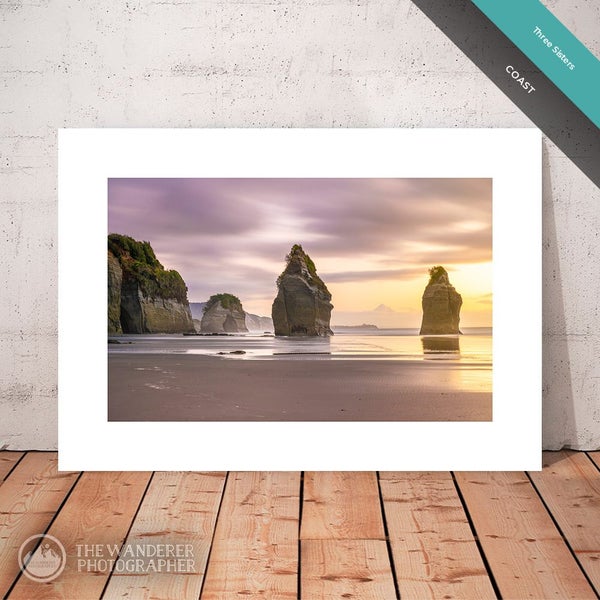 Coast | Three Sisters (Fine Art Print, A4) Carousel 1