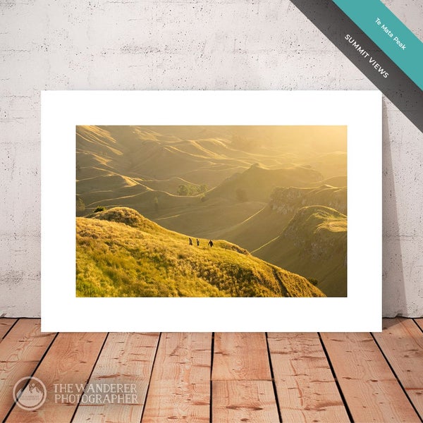 Summit Views | Te Mata Peak (Fine Art Print, A4) Carousel 1