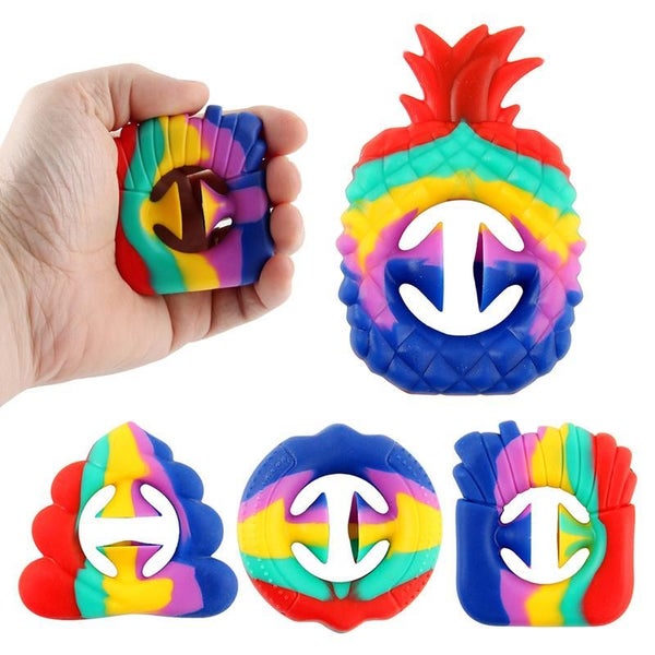 4PCS Fidget Toy Anti Stress Finger Hand Grip Stress Reliever Adult Child Stress Carousel 1