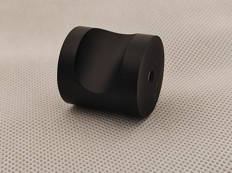 Knob Black Cylinder Medium Carousel 3