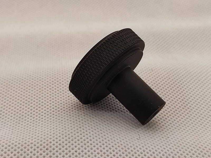 Knob Black Round Large - Cabinet Drawer and Cupboard Door Modern Carousel 2