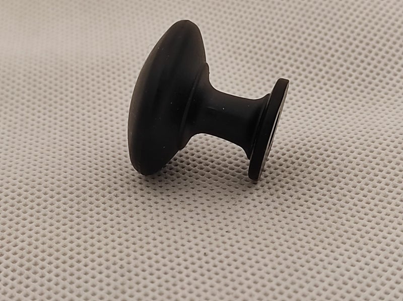 Knob Black Round Small - Cabinet Drawer and Cupboard Door Carousel 2