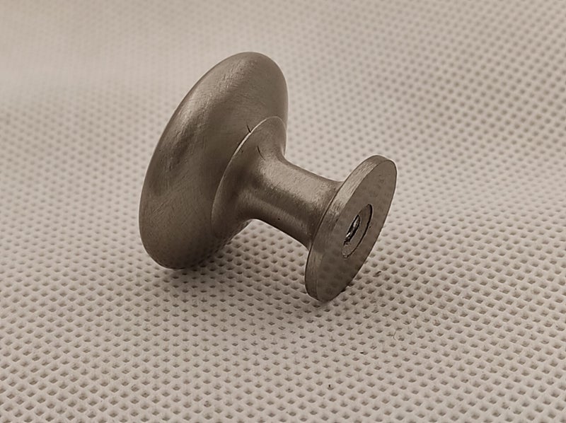 Knob Brushed Nickel Round Small - Cabinet Drawer and Cupboard Door Carousel 2
