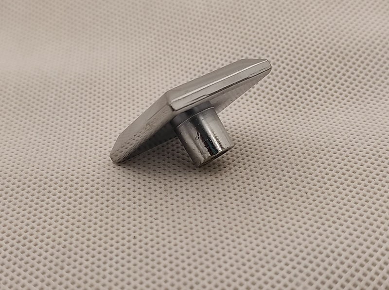 Knob Square Brush Nickel Beveled - Cabinet Drawer and Cupboard Door Carousel 2