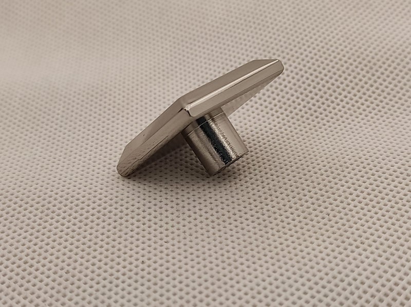 Knob Square Chrome Beveled - Cabinet Drawer and Cupboard Door Carousel 2