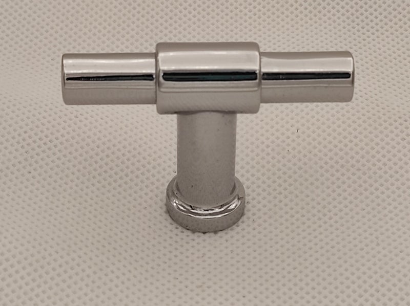Knob T Bar Chrome - Cabinet Drawer and Cupboard Door Carousel 1