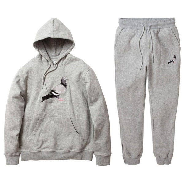 Staple Pigeon Pigeon Logo Tracksuit Grey Carousel 1