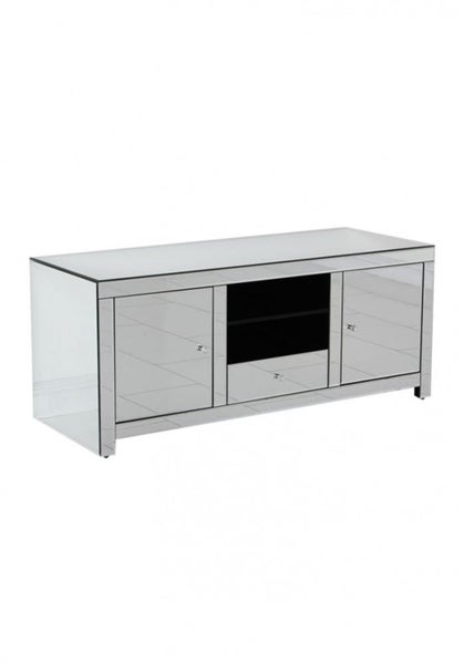CLEARANCE - Daisey Mirrored TV Cabinet 135W **45% OFF** Carousel 1