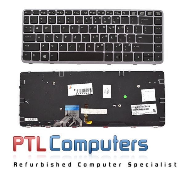 *Free Shipping* HP Folio 1040 G1 G2 Backlit US Keyboard Replacement 736933-001 Carousel 1