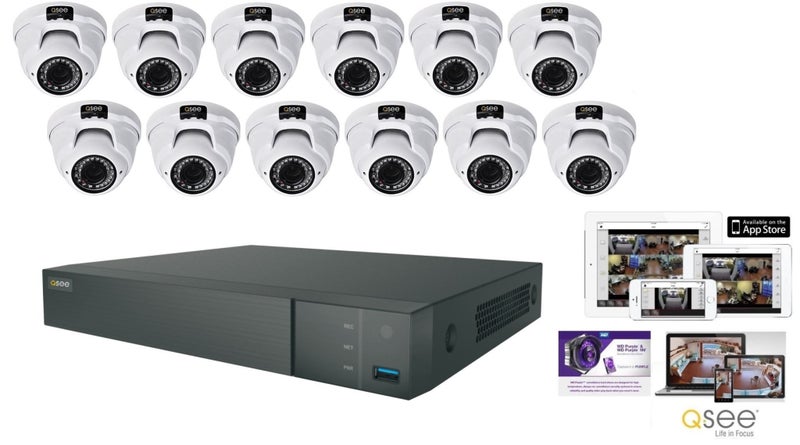 CCTV 12 Video Camera 5MP Full HD Carousel 1