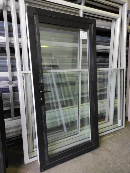 Double Glazed Aluminium Door - Matt black Carousel 1