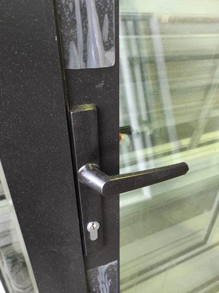 Double Glazed Aluminium Door - Matt black Carousel 4