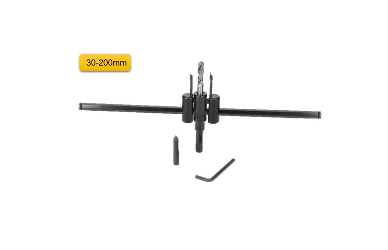 PTN 200mm Adjustable Hole Saw Circle Cutter Drill Circular Round Drywall ALLOY Carousel 1