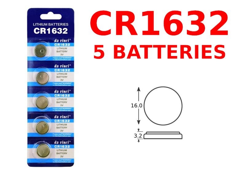 CR1632 Battery - 5 batteries Carousel 1