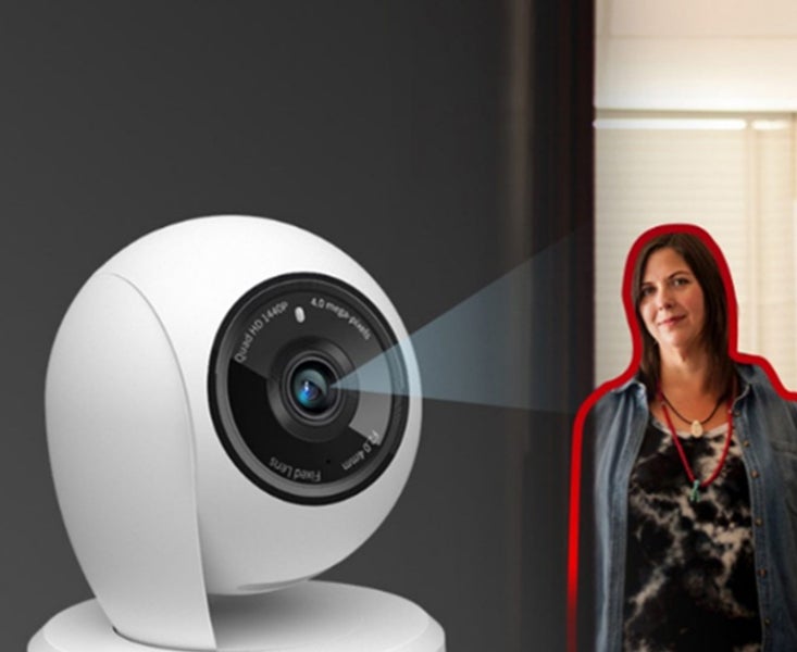 Indoor HD Surveillance Camera Wifi Monitor Remote with 128G Memory Card Carousel 3