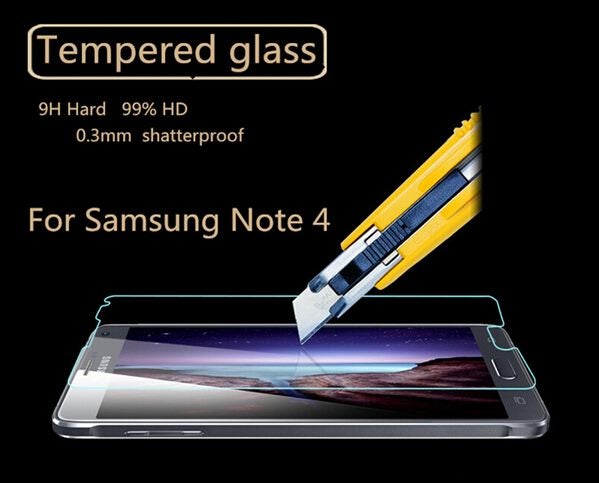 3x Samsung Note 4 Tempered Glass Screen protector Carousel 2