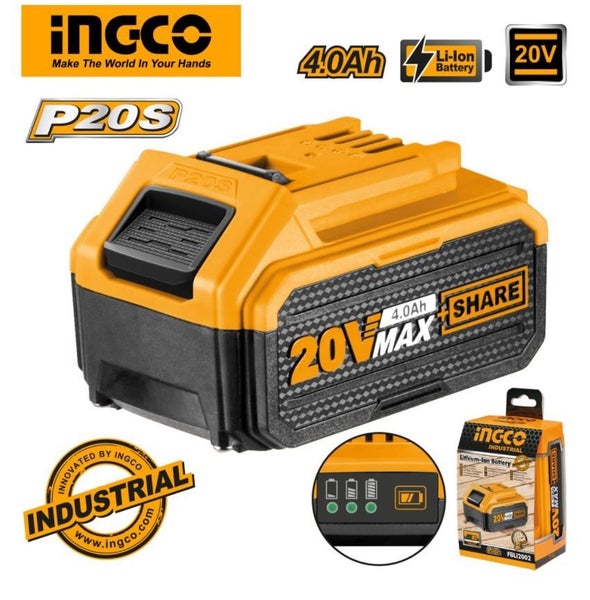 Lithium Ion Battery Pack 4.0Ah INGCO Carousel 1