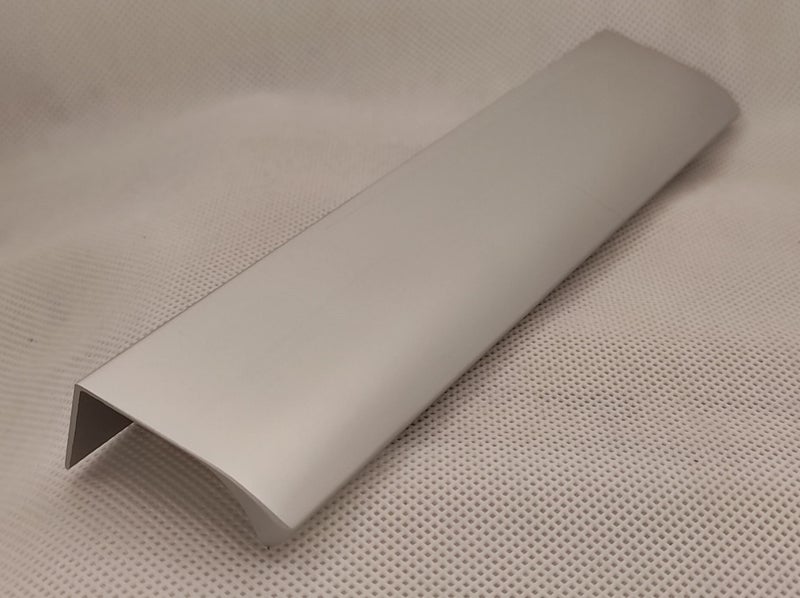 Edge Pull Curved Matt Silver - 200mm Carousel 1
