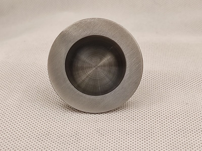 Flush Pull Circular Small Brushed Satin Carousel 1