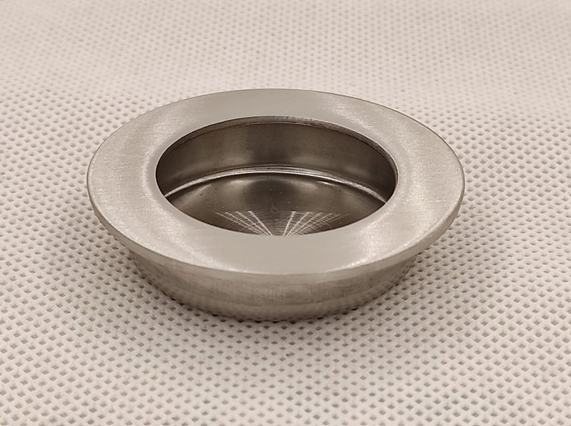 Flush Pull Circular Small Brushed Satin Carousel 2