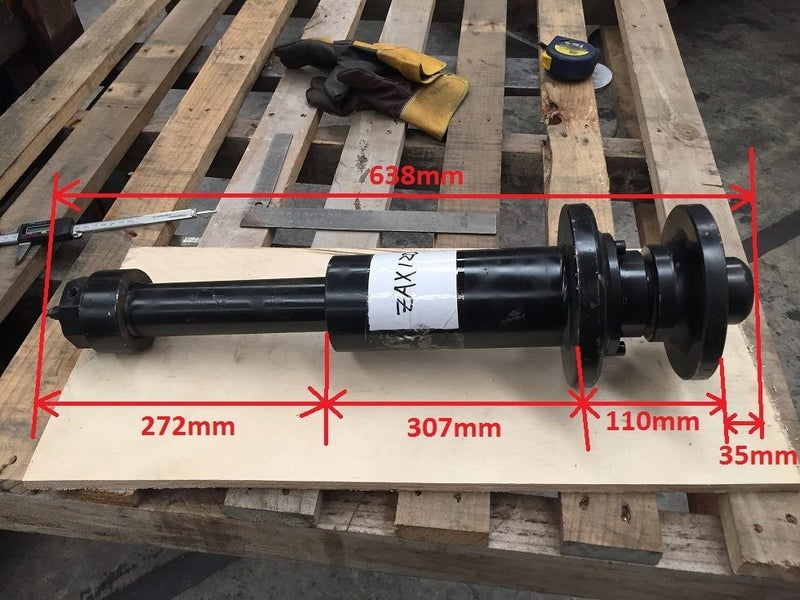 Hydraulic Tensioning Cylinder for digger - CAT / Hitachi / Sumitomo Carousel 6