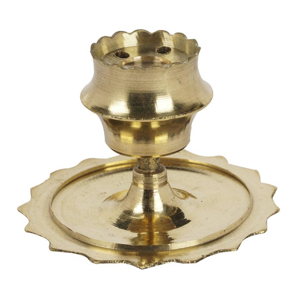 IBA Indianbeautifulart Brass 4 Incense Stick Burner Holder For Pooja Aarti Home Carousel 1