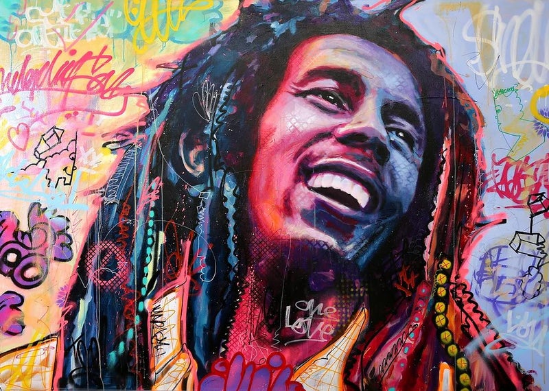 Free Shipping: Banksy Canvas Wall Pop Art - Uncle Bob Carousel 1