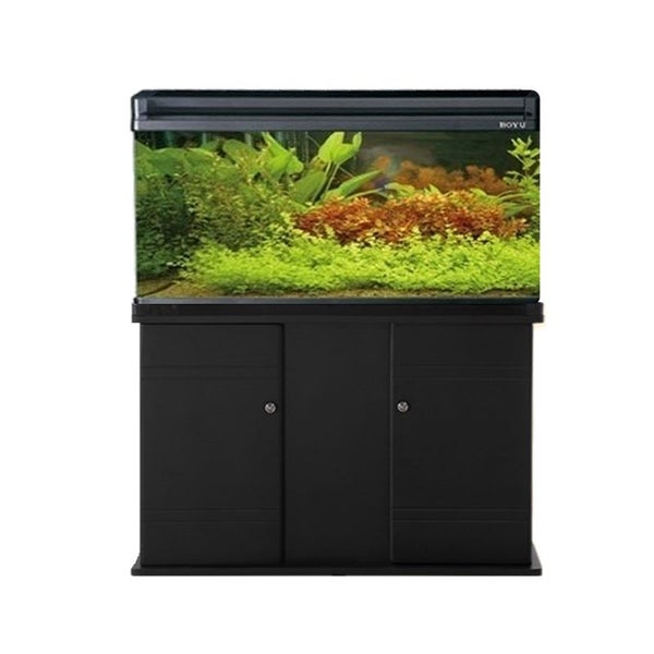 JAD Aquarium EA100 Tank & Cabinet Black 120L Carousel 1