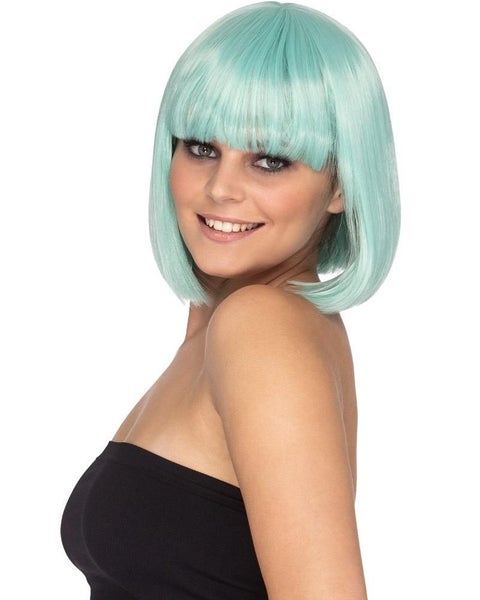 Fashion Deluxe Soft Mint Bob Wig Carousel 1