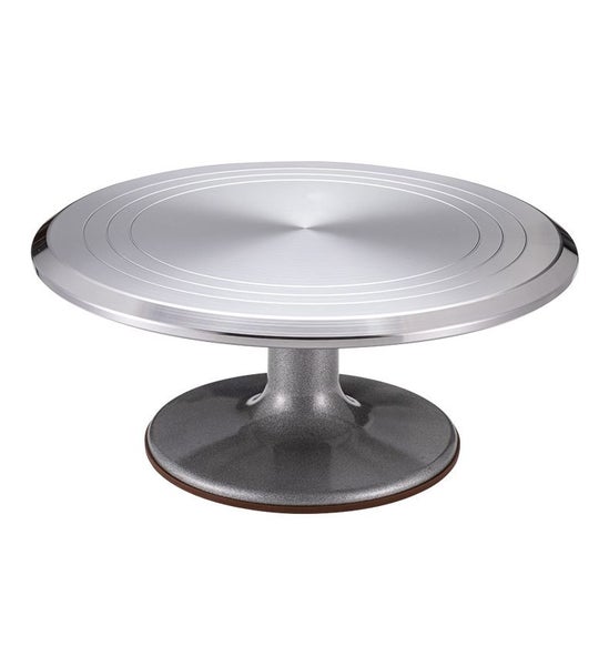 12" Aluminum Cake Turntable for Decorating & Home Baking - Brand New NZ Stock Carousel 1