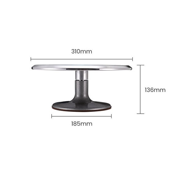 12" Aluminum Cake Turntable for Decorating & Home Baking - Brand New NZ Stock Carousel 7