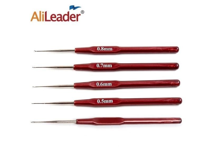 4 Pcs/Lot Hook Needle Crochet Micro Hook For Making Braiding Dreadlock Hair Carousel 1