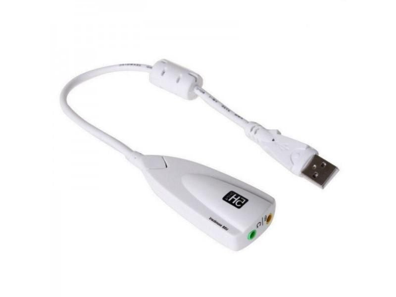 External USB Sound Card 7.1 Adapter 5HV2 USB To 3D CH Sound Antimagnetic Audio Carousel 1