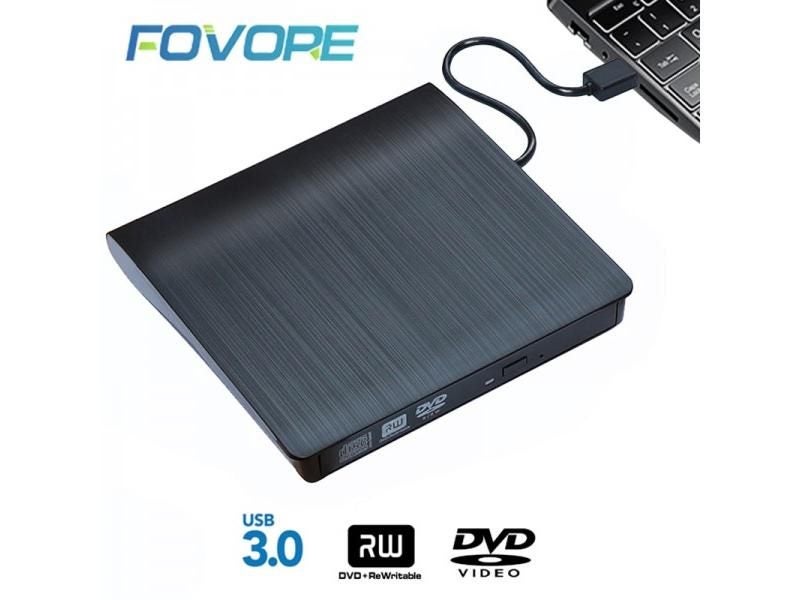 External USB 3.0 High Speed DL DVD RW Burner CD Writer Slim Portable Optical Carousel 1