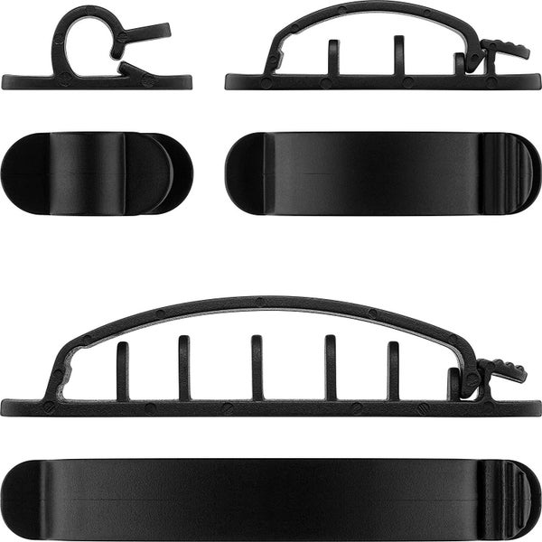 Goobay: Cable Management - 6 Piece Set (Black) Carousel 1