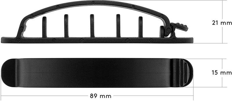 Goobay: Cable Management - 6 Piece Set (Black) Carousel 5