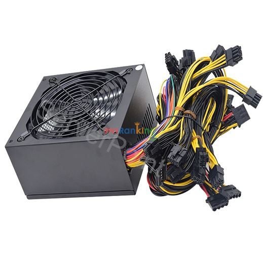 ATX PC 2000W Power Supply 8 Graphics Card Ethereum ETH BTC Mining Antminer PSU Carousel 3