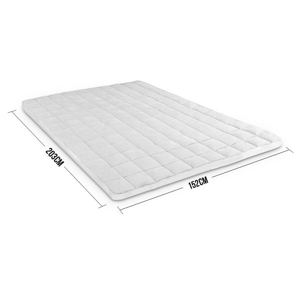 Laura Hill Weighted Blanket Heavy Kids Quilt Doona 7Kg - White Carousel 7