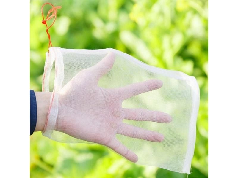 50Pcs/set Garden Netting Bags Vegetable Grapes Apples Fruit Protection Bag Carousel 1