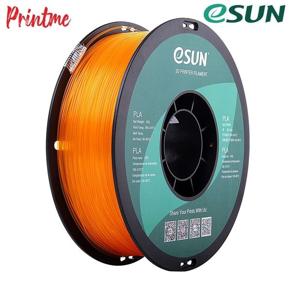 eSUN PLA GLASS ORANGE 1.75mm 3D PRINTER FILAMENT 1kg/2.2lbs Carousel 2