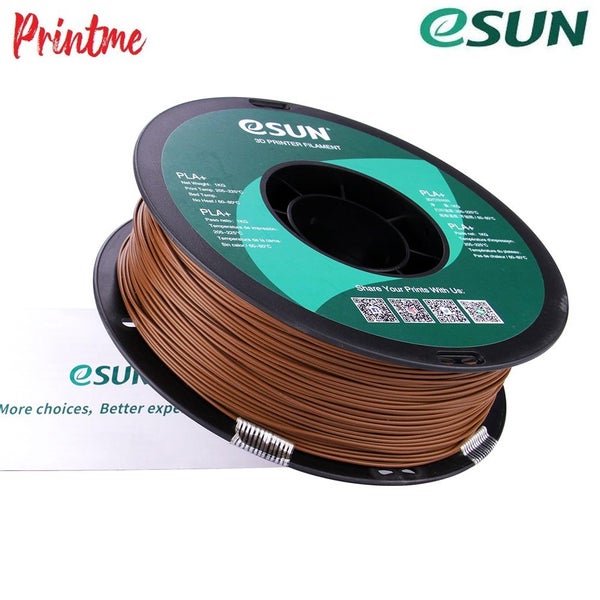 eSUN PLA+ BROWN 1.75mm 3D PRINTER FILAMENT 1kg/2.2lbs Carousel 2