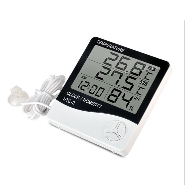 HTC-2 Digital Thermometer Hygrometer Electronic Temperature Humidity Meter Carousel 2