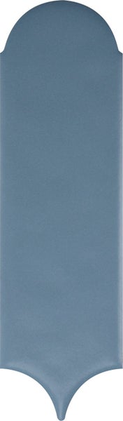 Feature Tile - Feather Dark Blue Matt 90x306mm Porcelain Tile Carousel 2