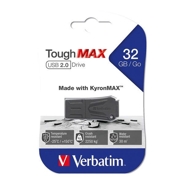 VERBATIM TOUGHMAX USB 2.0 DRIVE 32GB Carousel 1
