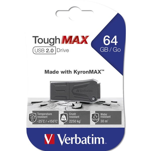 VERBATIM TOUGHMAX USB 2.0 DRIVE 64GB Carousel 1