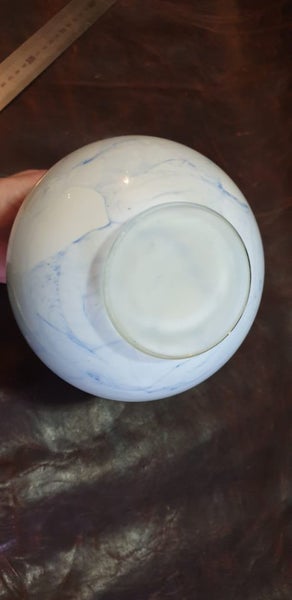 Vintage Handblown Milk Glass Vase Carousel 2